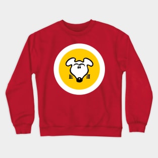 White mouse head Crewneck Sweatshirt